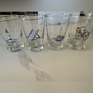 set of 4 Ralph Lauren shot glasses